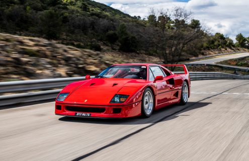 Alain Prost’s Ferrari F40 is up for auction with no reserve