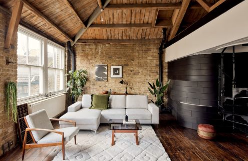 This East London live/work loft by Magma Architecture is all about the materials