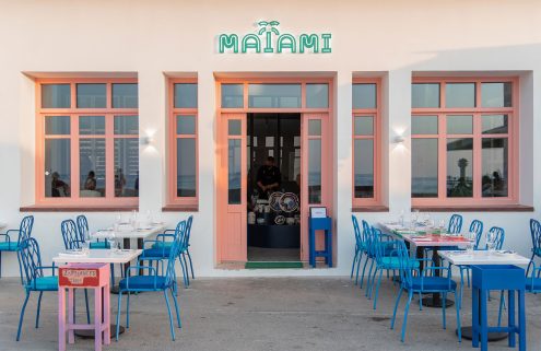 Colour is served at this hybrid ceramic and culinary hub in Crete
